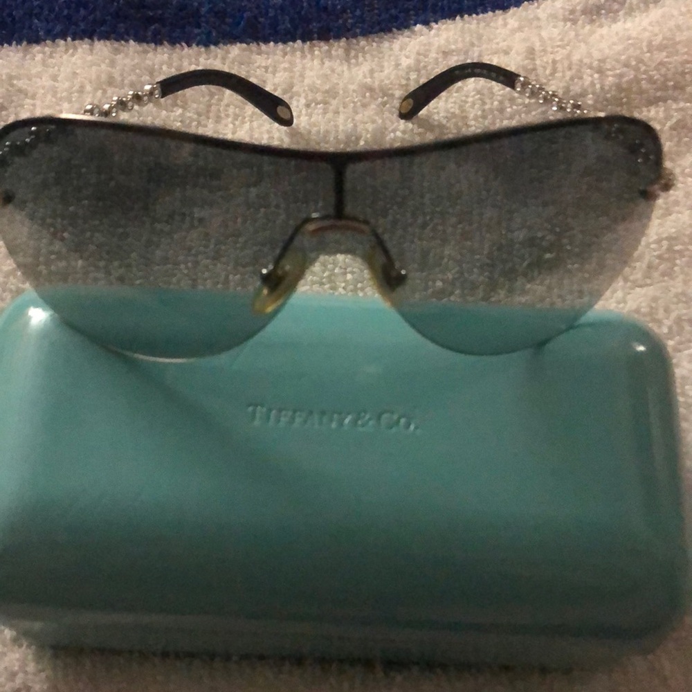 Tiffany glasses with case